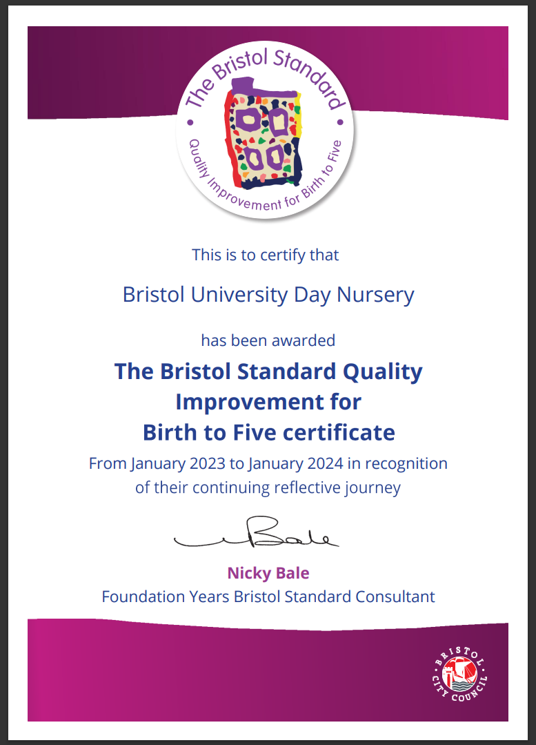Bristol standard certificate 2023-24